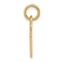 14k Key Letter J Initial Charm-K3442J