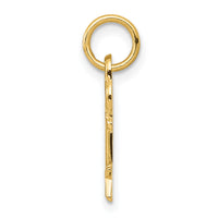 14k Key Letter K Initial Charm-K3442K