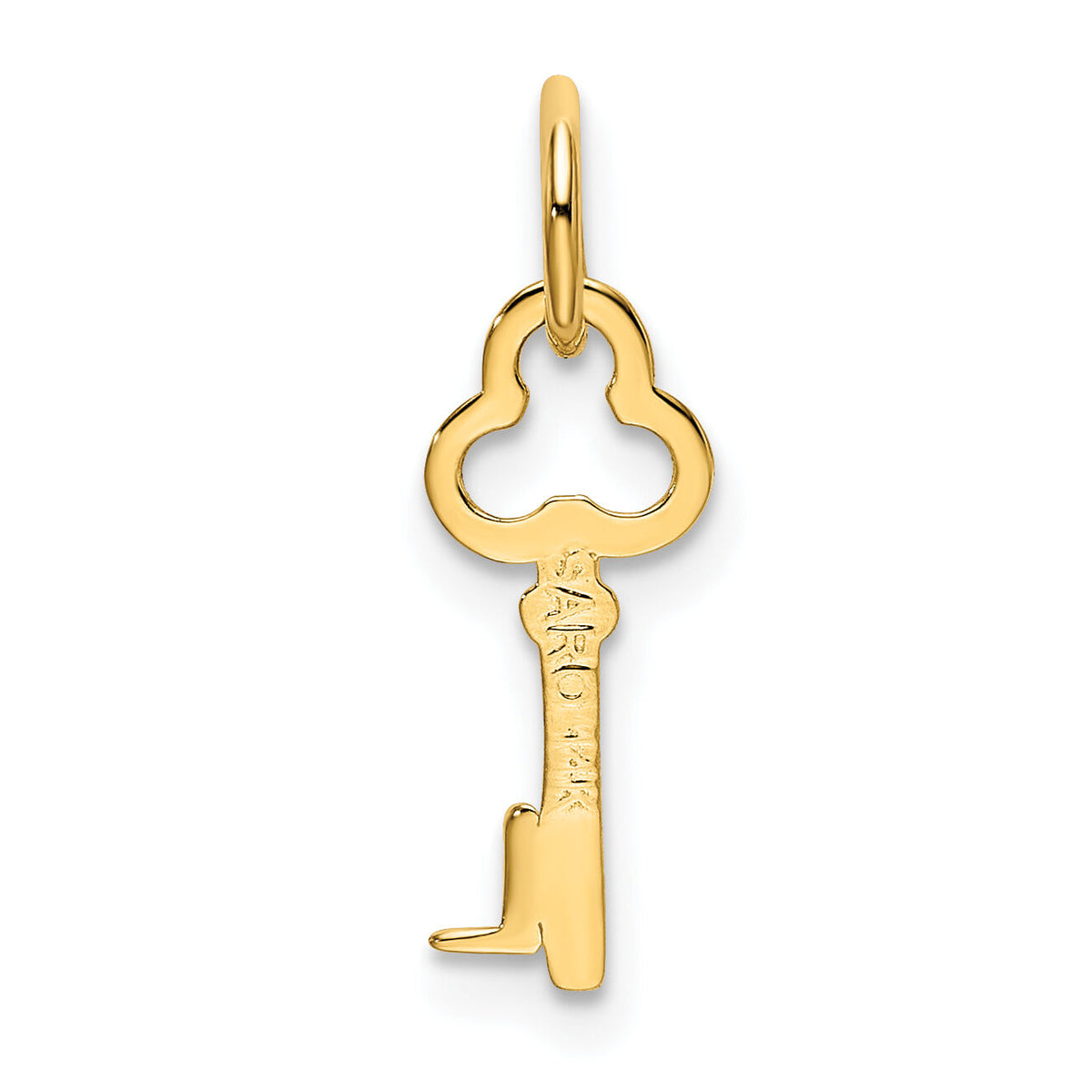 14k Key Letter L Initial Charm-K3442L