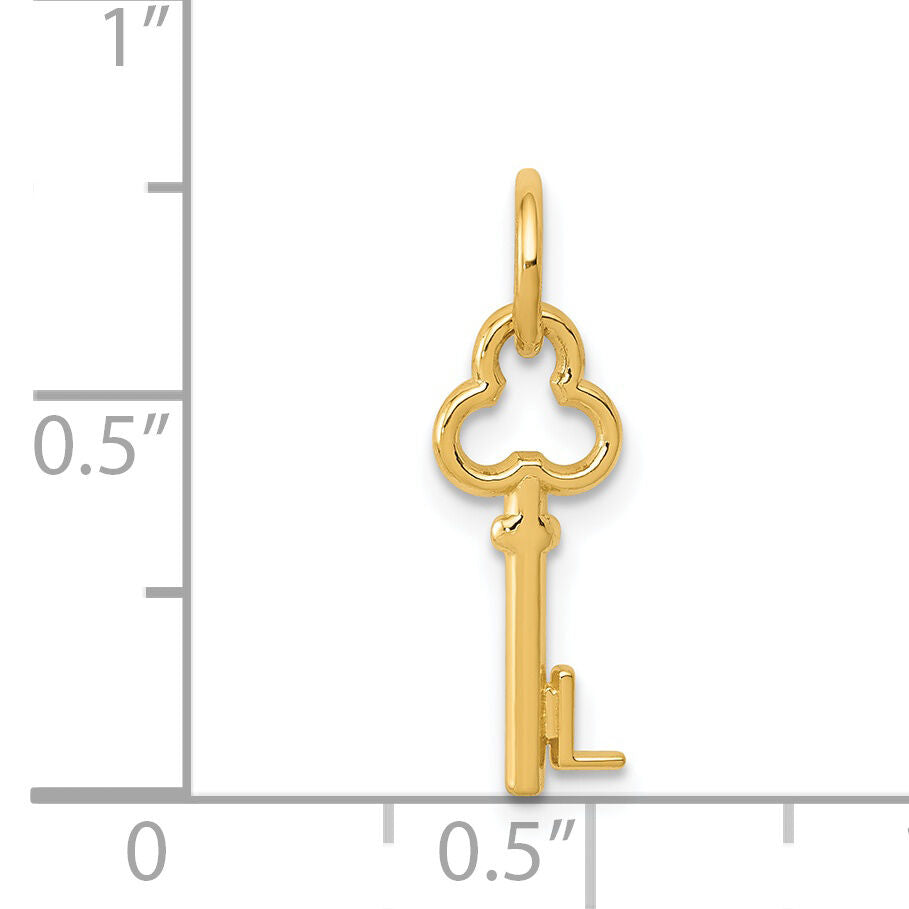 14k Key Letter L Initial Charm-K3442L