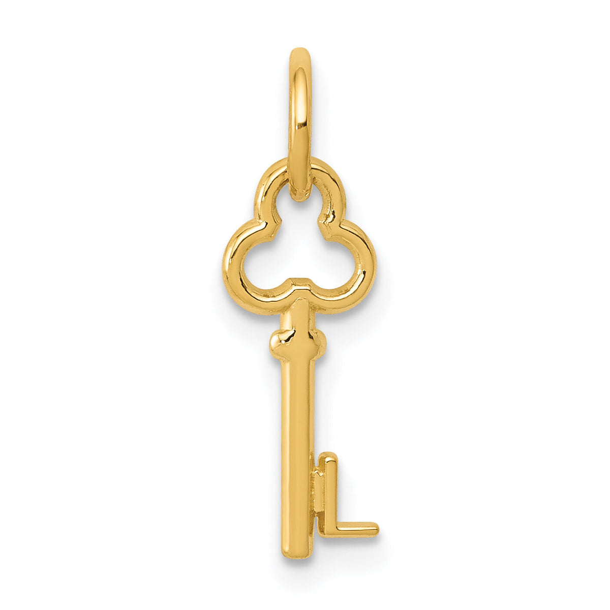 14k Key Letter L Initial Charm-K3442L