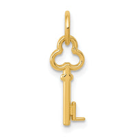 14k Key Letter L Initial Charm-K3442L