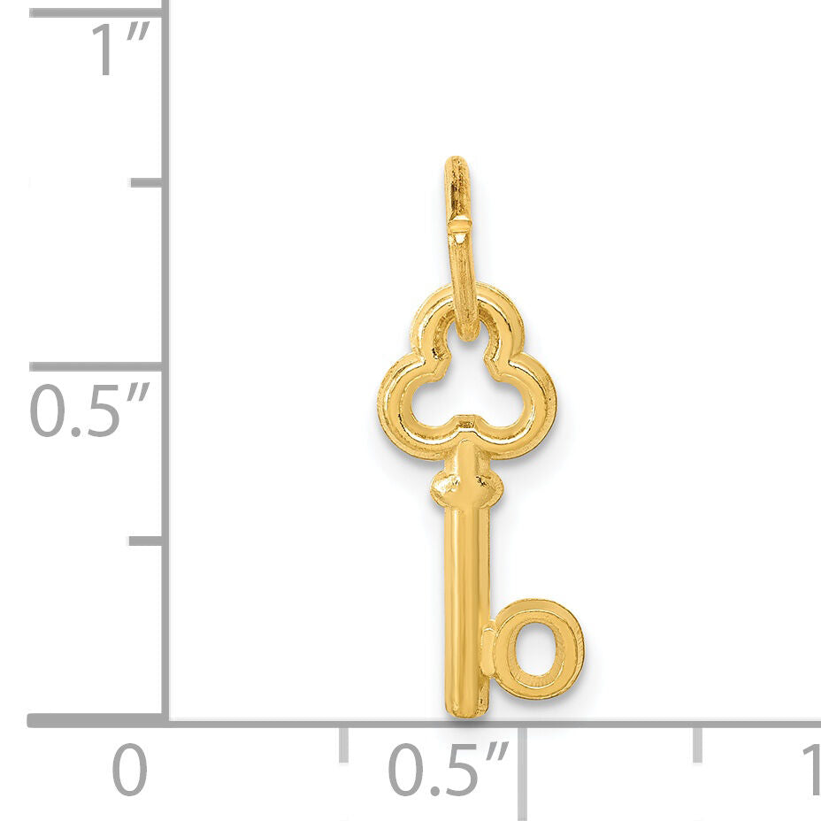 14k Key Letter O Initial Charm-K3442O