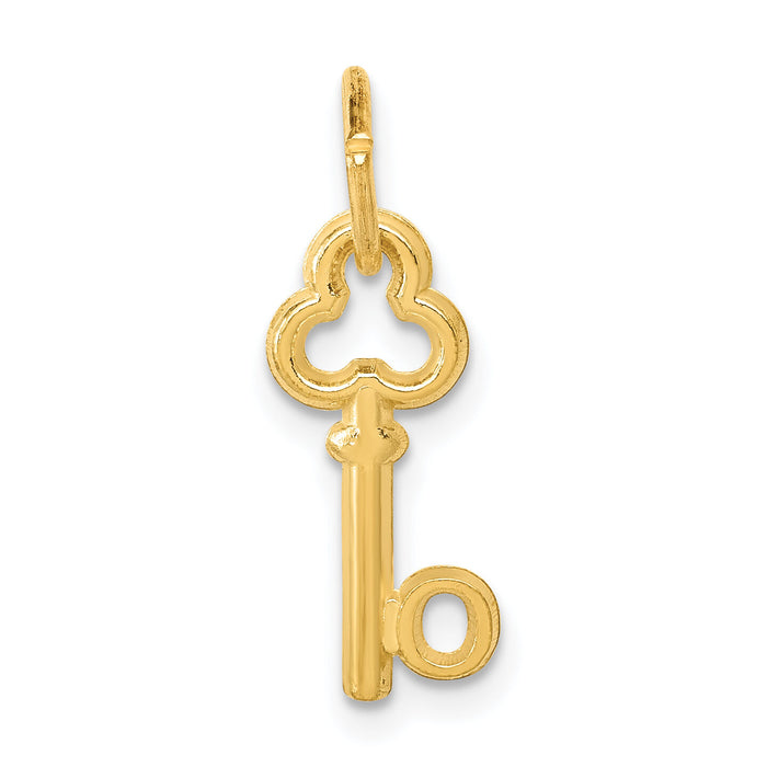 14k Key Letter O Initial Charm-K3442O
