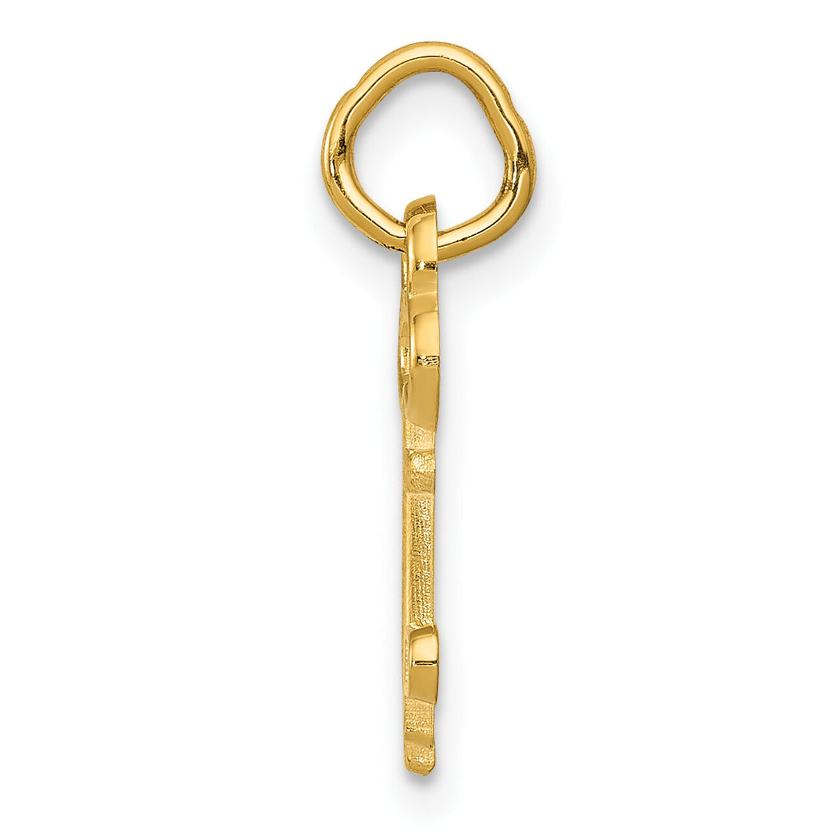 14k Key Letter P Initial Charm-K3442P