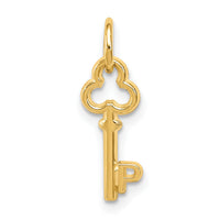 14k Key Letter P Initial Charm-K3442P