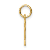 14k Key Letter T Initial Charm-K3442T
