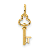 14k Key Letter T Initial Charm-K3442T