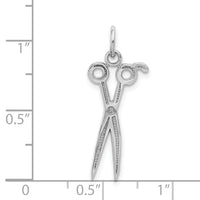 14k White Gold Scissors Charm-K3486