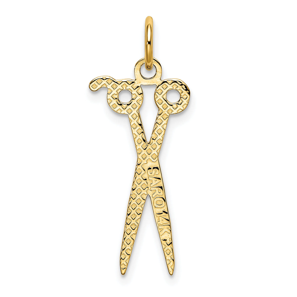 14k Scissors Charm-K3487