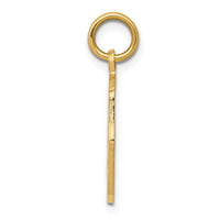 14k Comedy Mask Charm-K3490