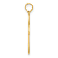 14k Music Note Charm-K3498