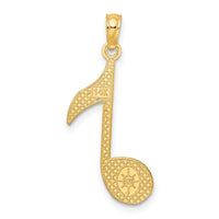 14k Music Note Charm-K3498