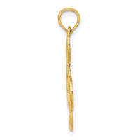 14K Treble Clef Charm-K3499