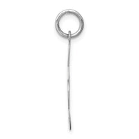 14k White Gold Polished Treble Clef Charm-K3501