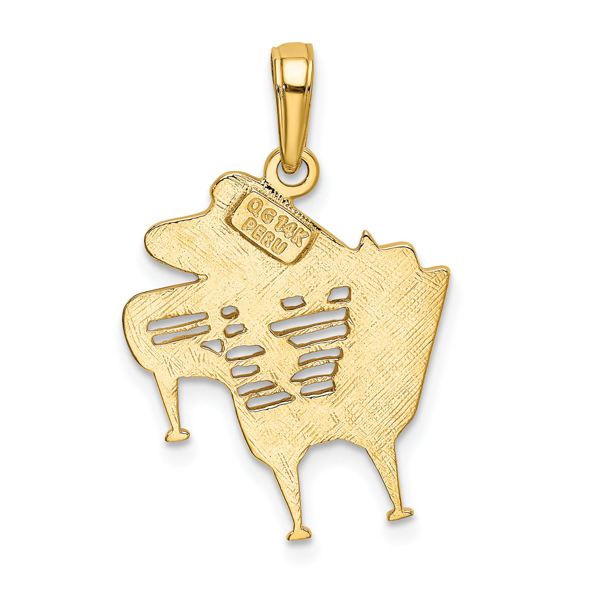 14k Piano Pendant-K3506