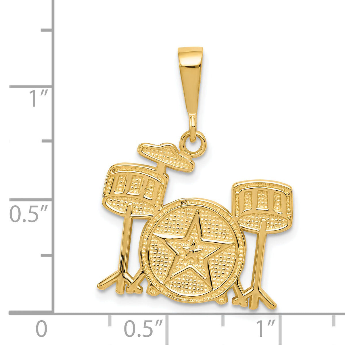 14k Drum Set Charm-K3514