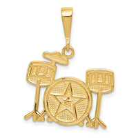 14k Drum Set Charm-K3514