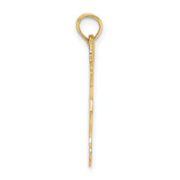 14k Cheerleader with Pom-Poms Charm-K3524