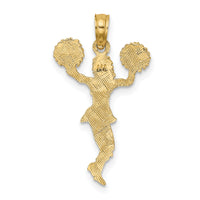 14k Cheerleader with Pom-Poms Charm-K3524