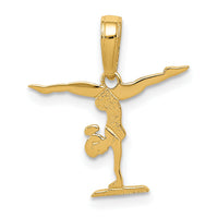 14k Gymnastics Pendant-K3530