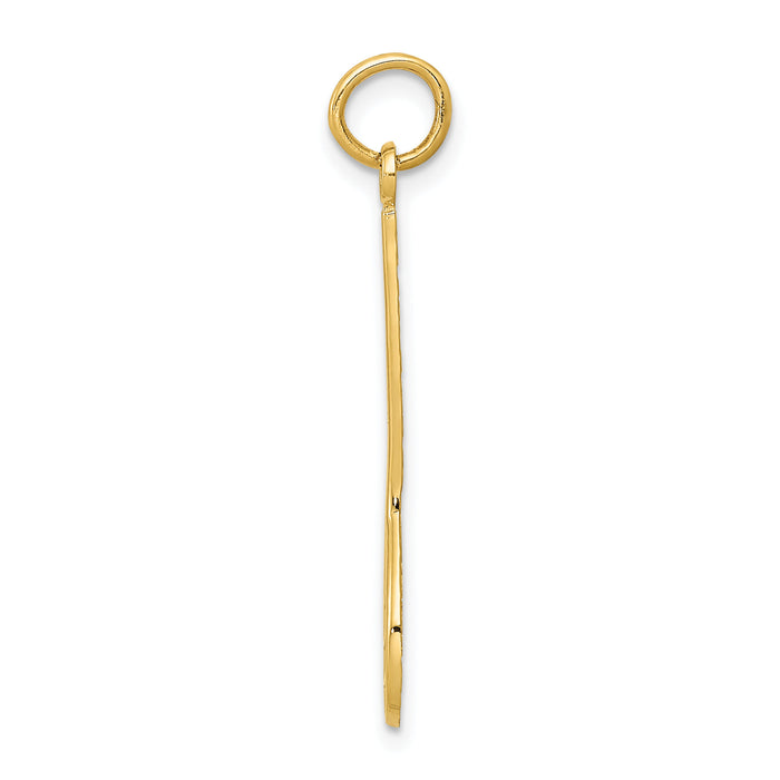14k Lacrosse Charm-K3532