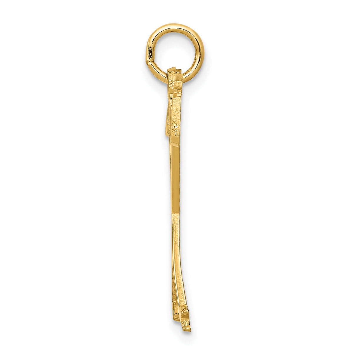 14k Ski Poles Charm-K3542