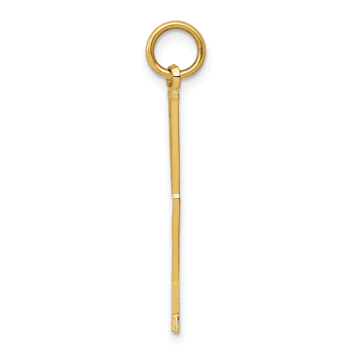 14k Goalie Stick Charm-K3545