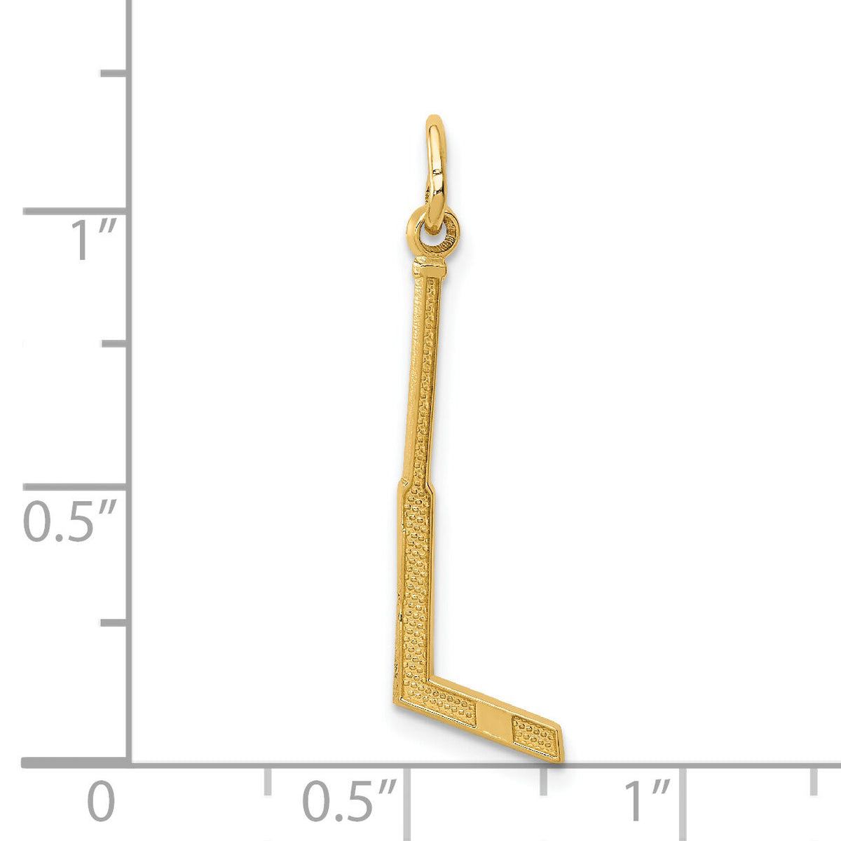 14k Goalie Stick Charm-K3545