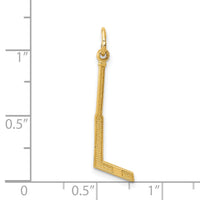 14k Goalie Stick Charm-K3545