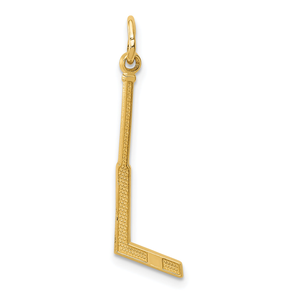 14k Goalie Stick Charm-K3545