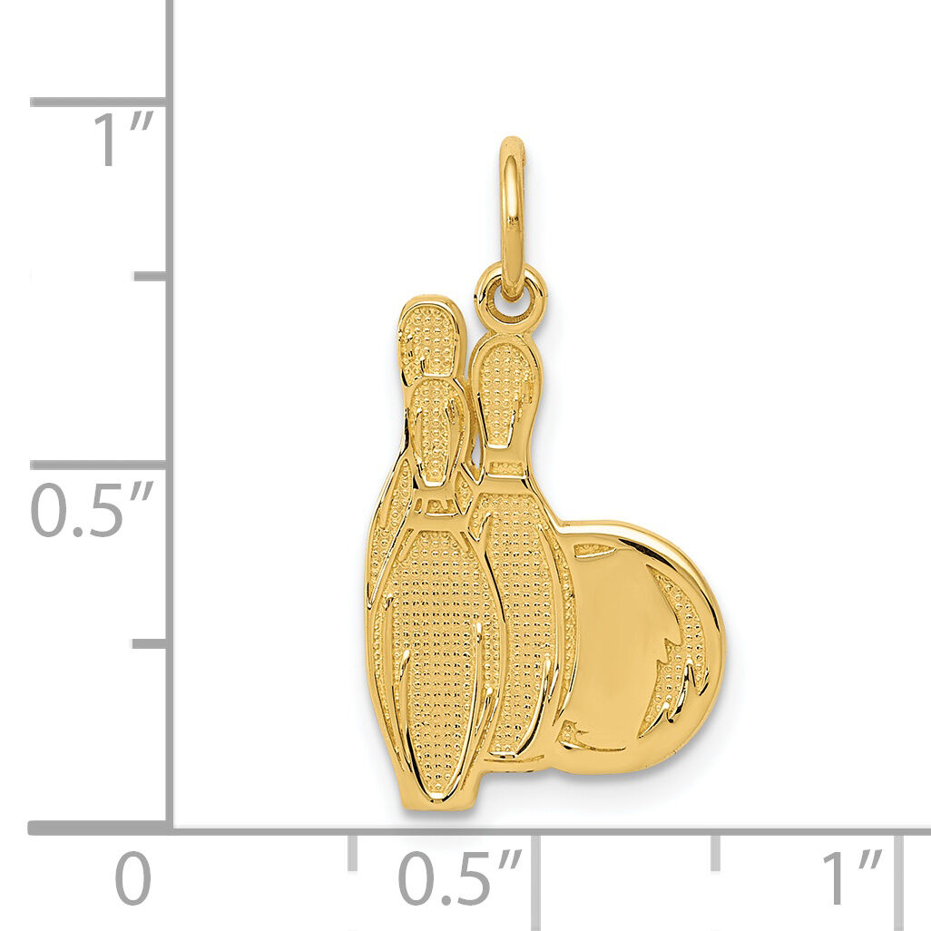 14k Bowling Pins Charm-K3553
