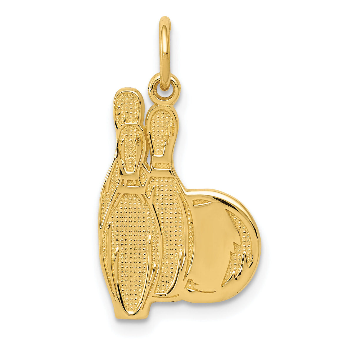 14k Bowling Pins Charm-K3553