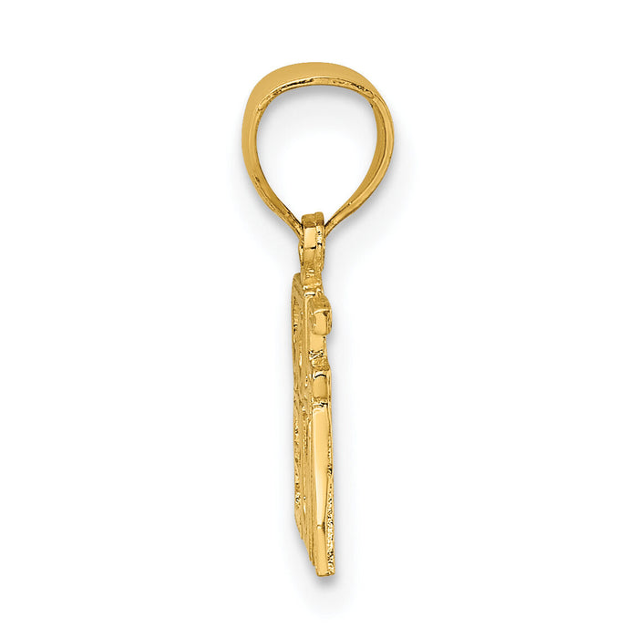 14K GOLF BUM Charm-K3557