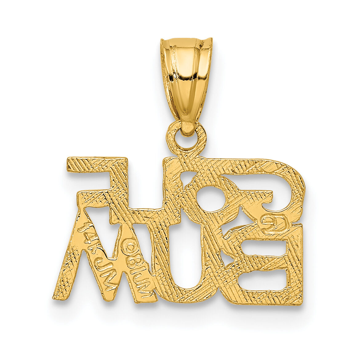 14K GOLF BUM Charm-K3557