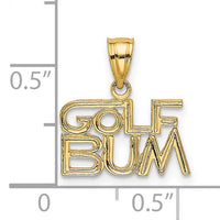 14K GOLF BUM Charm-K3557