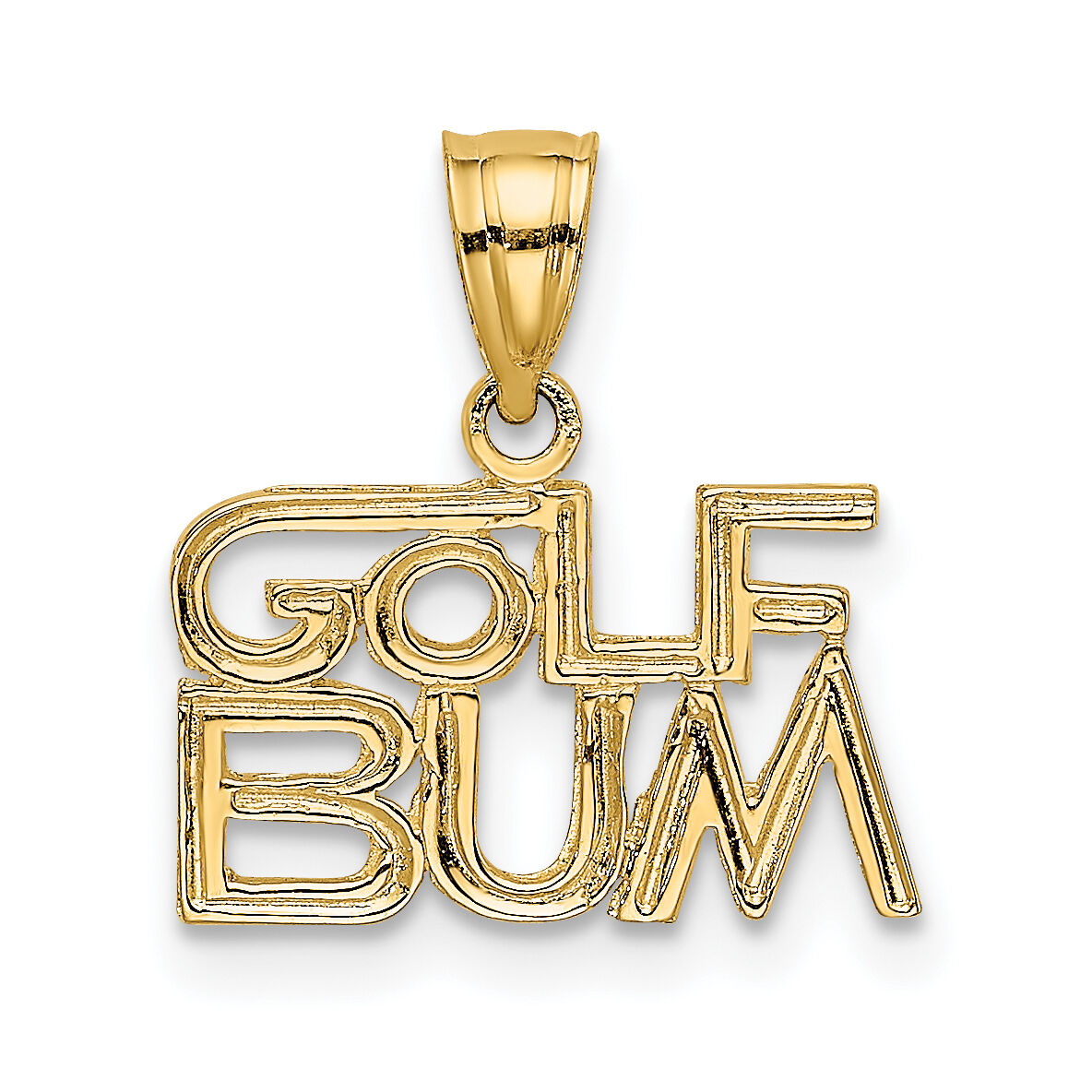 14K GOLF BUM Charm-K3557