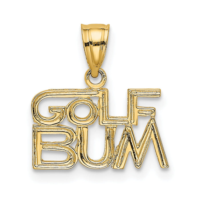 14K GOLF BUM Charm-K3557