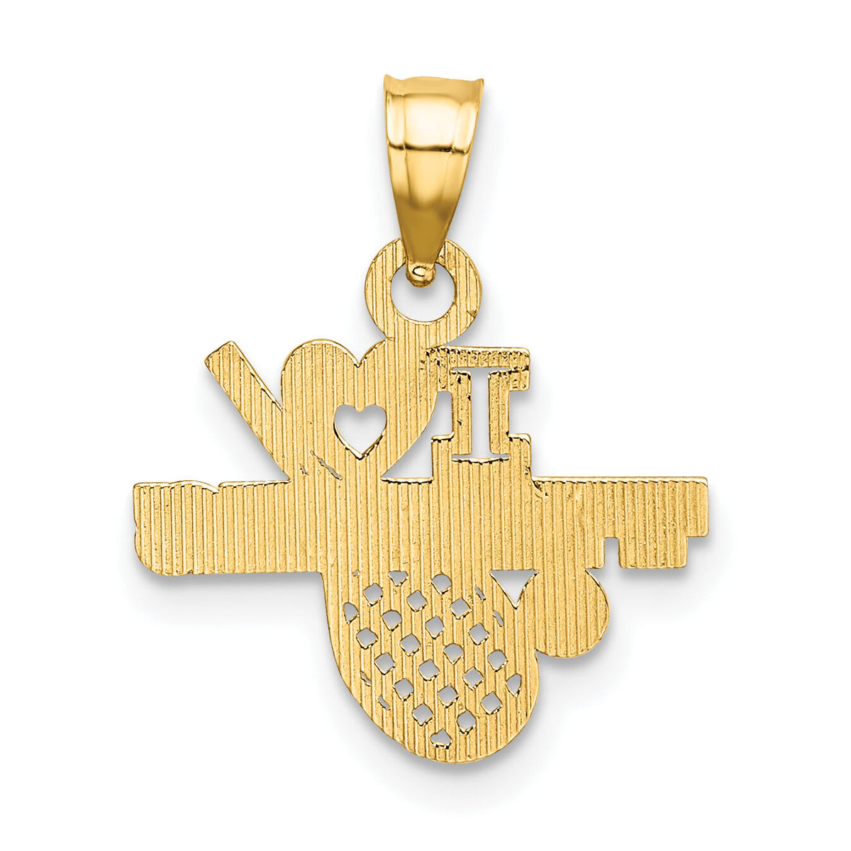 14K I HEART TENNIS Charm-K3570