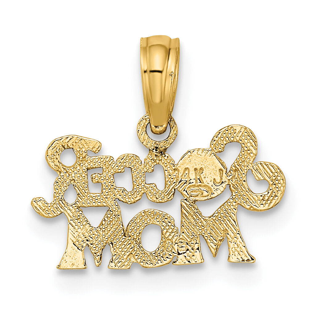 14K SOCCER MOM Charm-K3581