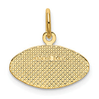 14k Football Charm-K3598