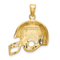 14k Football Helmet Pendant-K3602