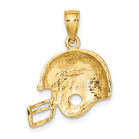 14k Football Helmet Charm-K3603