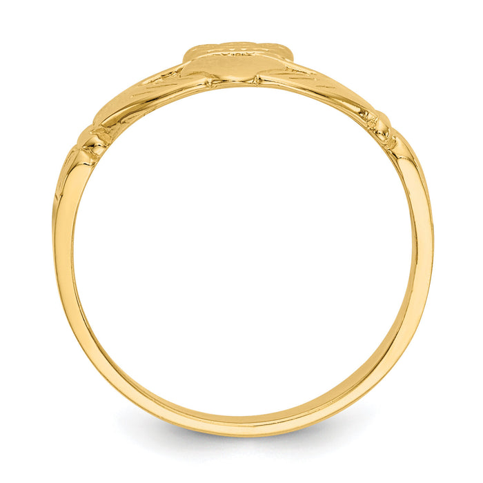 14k Baby Claddagh Ring-K3848