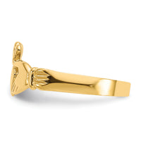 14k Baby Claddagh Ring-K3848
