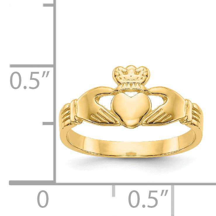 14k Baby Claddagh Ring-K3848