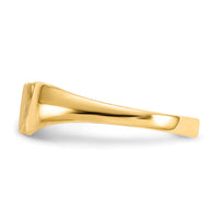 14k Satin Baby Heart Signet Ring-K3850