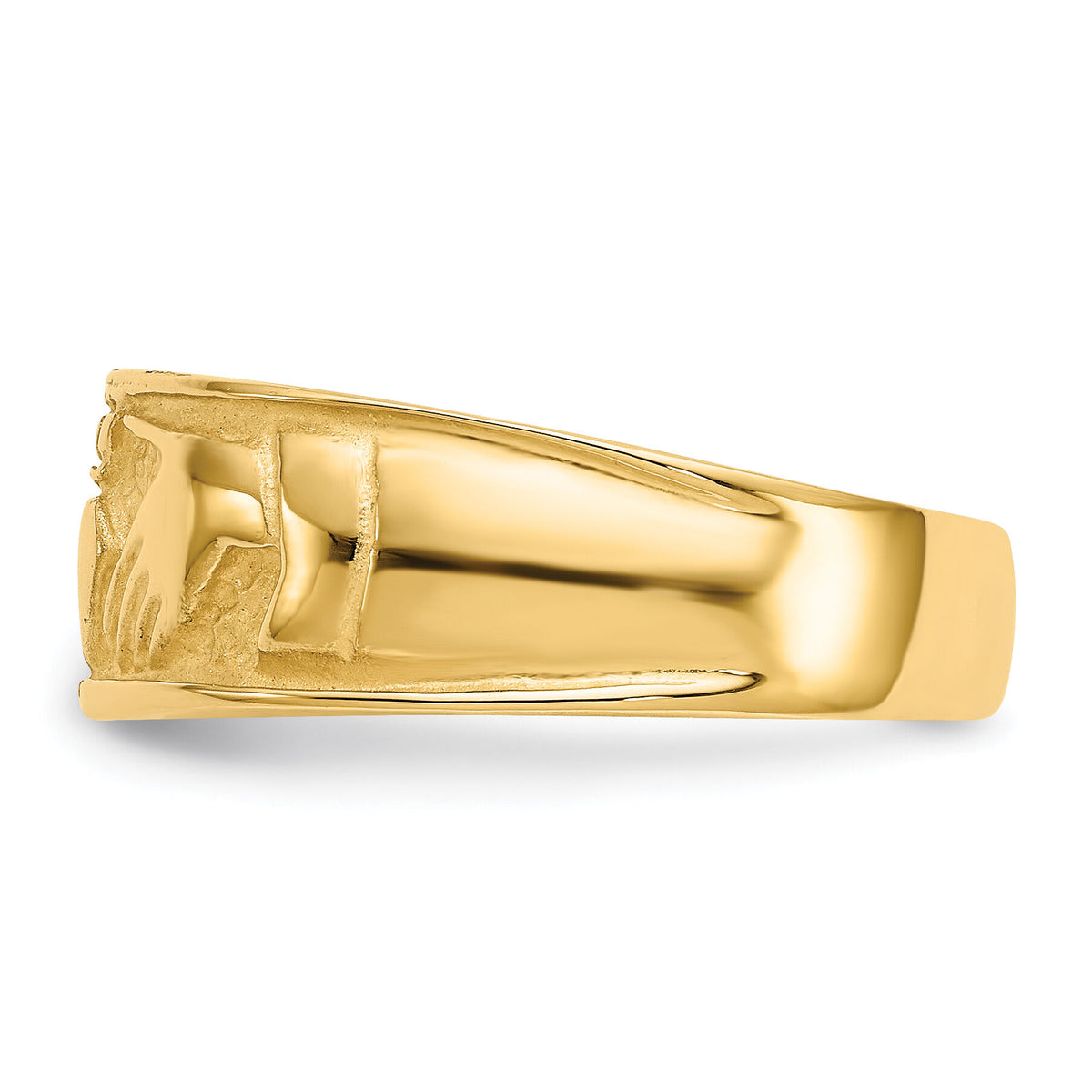 14k Ladies Claddagh Band-K3854