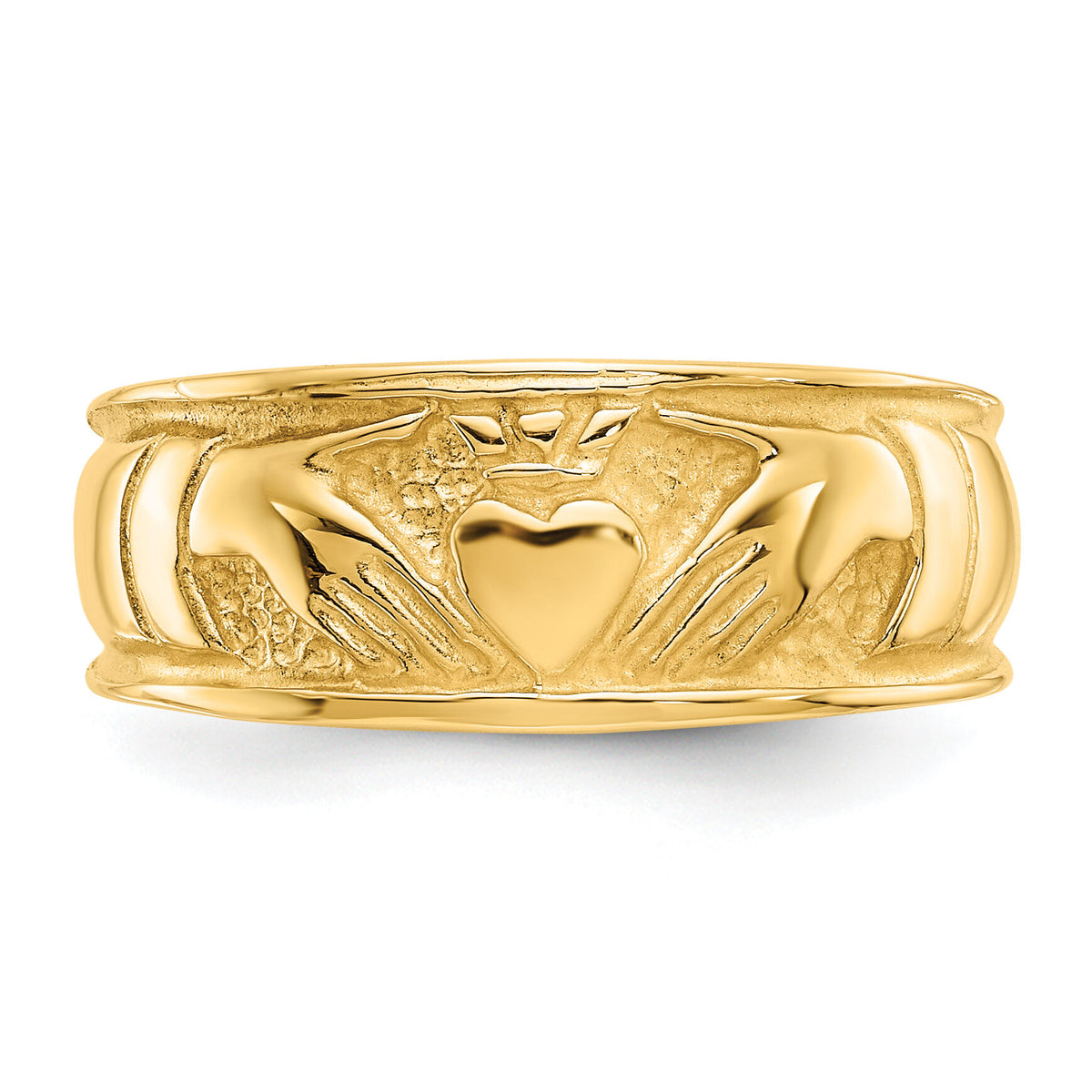 14k Ladies Claddagh Band-K3854