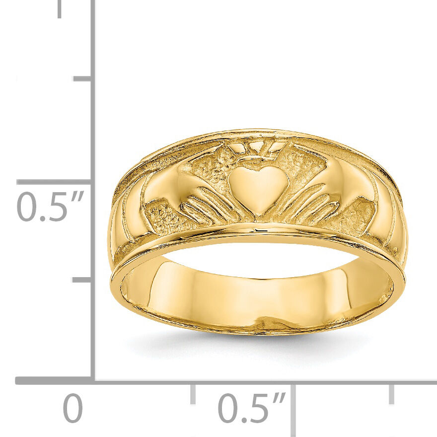 14k Ladies Claddagh Band-K3854